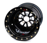 SANDER ENGINEERING 762161640IbObS47MDBL Sander Engineering 762 Series 16x16 Inch Double Beadlock Aluminum Wheel (Part #762161640IbObS47MDBL)