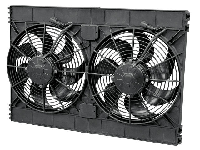 SPAL ADVANCED TECHNOLOGIES 30102130 Dual 12in Puller Fan Curved Blade 3168 CFM