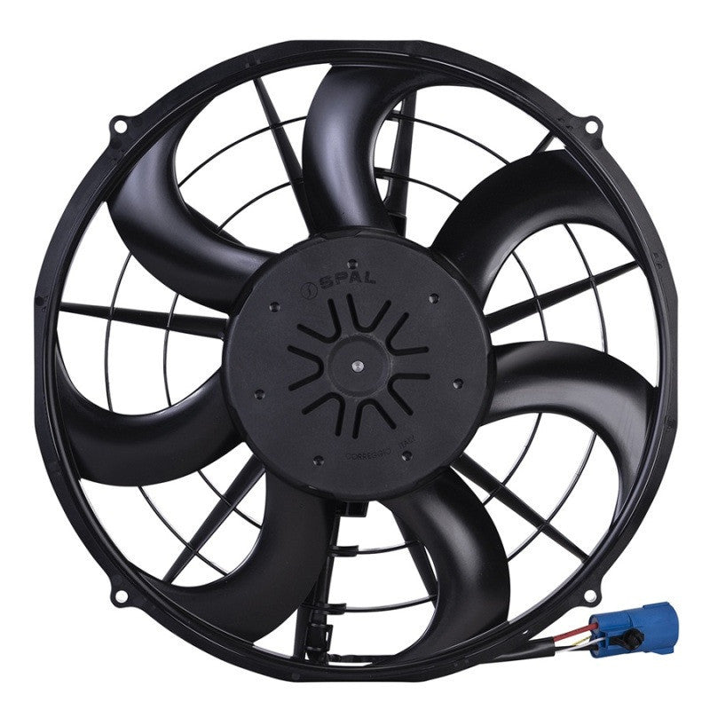 SPAL ADVANCED TECHNOLOGIES 30107101-PKG SPAL Advanced Technologies 16-Inch Drop-In Brushless Electric Cooling Fan - 2430 CFM, 12V, Curved Blade