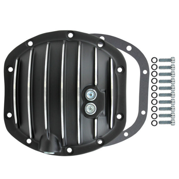 SPECIALTY PRODUCTS COMPANY 4907BKKIT Specialty Products Company Aluminum Differential Cover for Dana 25/27/30 - Black Anodized, 10-Bolt Design