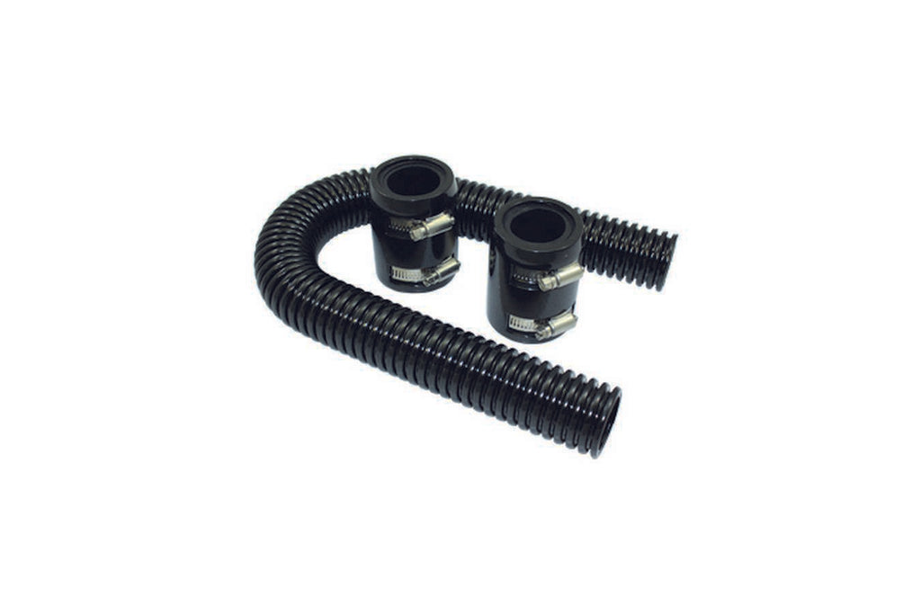 SPECIALTY PRODUCTS COMPANY 6452 Radiator Hose Kit  24in w/Aluminum Caps Black