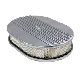 SPECIALTY PRODUCTS COMPANY 6490 Air Cleaner Kit  12in X 2in Oval Half Finned Top