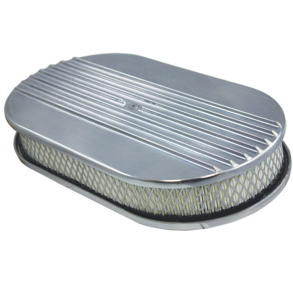 SPECIALTY PRODUCTS COMPANY 6491 Air Cleaner Kit  15in X 2in Oval Half Finned Top