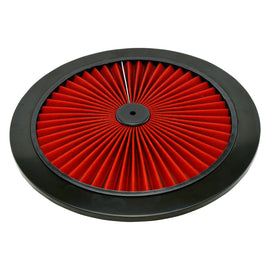 SPECIALTY PRODUCTS COMPANY 7110A Air Cleaner Top 14in Flow-Thru Red Filter