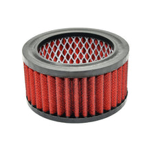 Load image into Gallery viewer, SPECIALTY PRODUCTS COMPANY 7134 Air Filter Element Wash able Round 4in x 2in Red