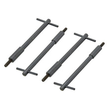 Load image into Gallery viewer, SPECIALTY PRODUCTS COMPANY 7281BK Valve Cover Fastener Blk T-Bar Wing Nut 4 Pack
