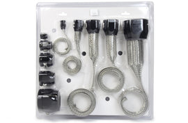 SPECIALTY PRODUCTS COMPANY 7371 Hose Sleeving Kit  Black Braided Stainless Steel