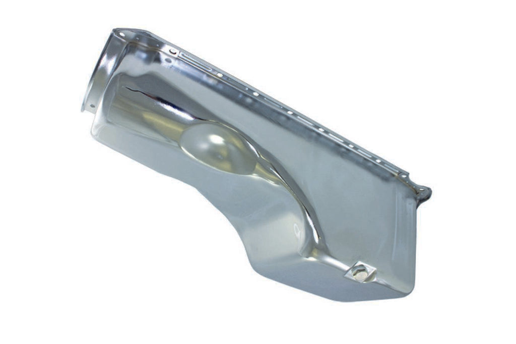 SPECIALTY PRODUCTS COMPANY 7444 65-90 BBC Steel Stock Oil Pan Chrome