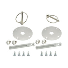 Load image into Gallery viewer, SPECIALTY PRODUCTS COMPANY 7716 Hood Pin Kit Flip-Over Clips 1/2in Dia. Silver