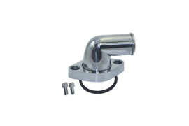 SPECIALTY PRODUCTS COMPANY 8456 Chevy V8 Alum Swivel 90 Deg Water Neck Polished