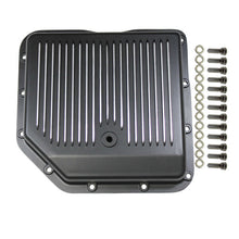 Load image into Gallery viewer, SPECIALTY PRODUCTS COMPANY 8491BK Transmission Pan GM Turb o 350 Finned with Gasket