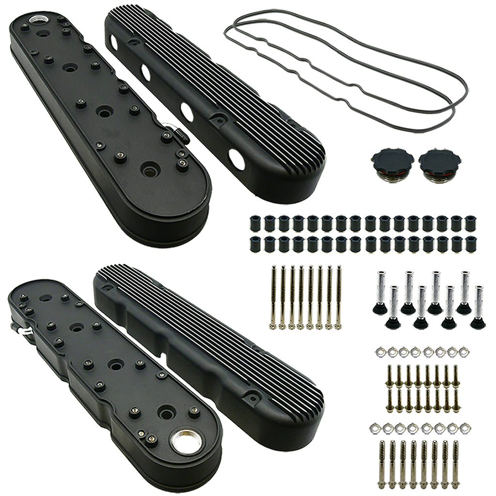 SPECIALTY PRODUCTS COMPANY 8536BK GM LS Engine Valve Cover 2-Piece Tall