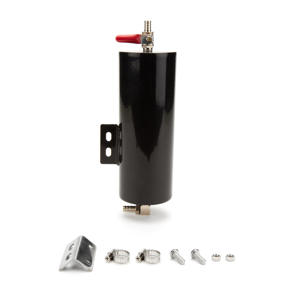 SPECIALTY PRODUCTS COMPANY 9966BK Radiator Overflow Tank 5 in x 8in Black Stainless