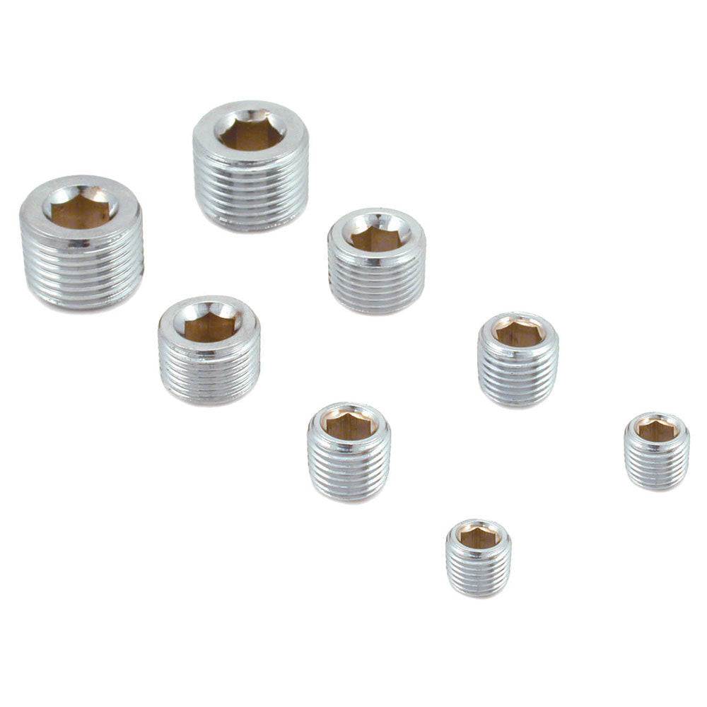 SPECTRE 60183 Pipe Plug Kit Chrome