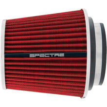 Load image into Gallery viewer, SPECTRE 8132 4in Inlet Cone Filter Red 5.5 in Long