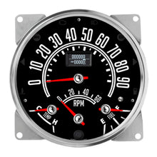 Load image into Gallery viewer, SPEEDHUT GAUGES CJ55-QG1 Speedhut Gauges CJ55-QG1 Jeep CJ Direct-Fit Analog Gauge Kit with GPS Speedometer