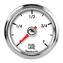 Load image into Gallery viewer, SPEEDHUT GAUGES L2-FL1-LEG SPEEDHUT GAUGES L2-FL1-LEG Legacy Electric Analog Fuel Level Gauge with Full-Sweep Display