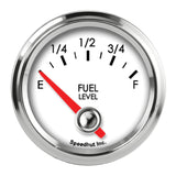 SPEEDHUT GAUGES L2-FL2-LEG Speedhut Gauges L2-FL2-LEG Legacy Electric Analog Fuel Level Gauge with Chrome Bezel