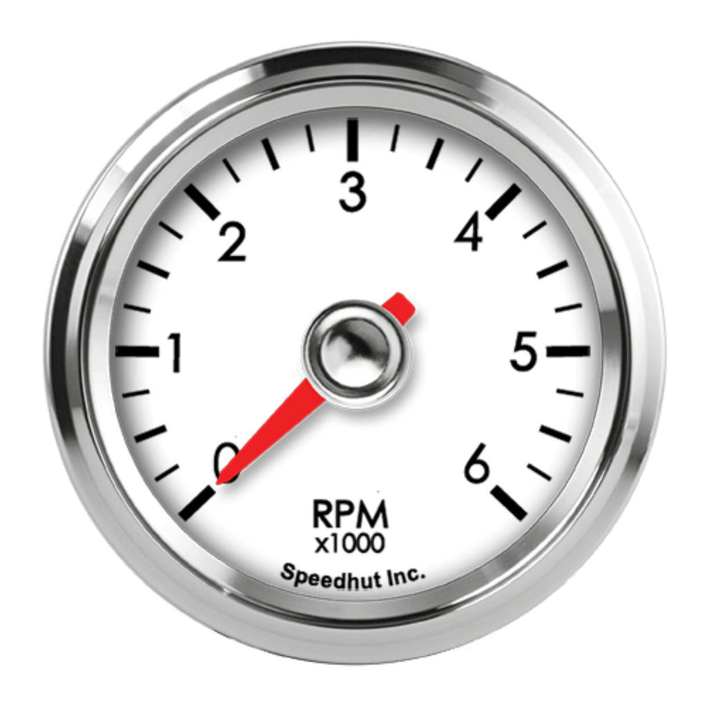 SPEEDHUT GAUGES L2-V1-CJ Speedhut Gauges L2-V1-CJ CJ Jeep Analog Voltmeter Gauge, 6-18V, Black Face
