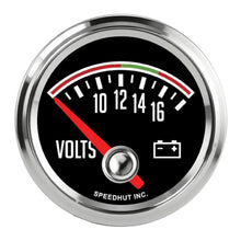Load image into Gallery viewer, SPEEDHUT GAUGES L2-V2-CJ Speedhut Gauges L2-V2-CJ CJ Classic Voltmeter, 6-18V, Black Face
