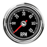 SPEEDHUT GAUGES L25-TC2-CJ Speedhut Gauges L25-TC2-CJ CJ Jeep Tachometer, 6,000 RPM Electric Analog Dash Mount