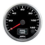 SPEEDHUT GAUGES R3-S1-REV Speedhut Gauges R3-S1-REV Revolution GPS Speedometer, 120 MPH, Electric Analog, Black Face