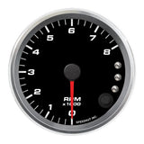 SPEEDHUT GAUGES R3-TC3-REV Speedhut Gauges R3-TC3-REV 3-3/8-Inch Tachometer, 8,000 RPM, Analog Electric, Black Face