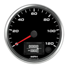 Load image into Gallery viewer, SPEEDHUT GAUGES R4-S1-REV Speedhut Gauges R4-S1-REV Revolution GPS Speedometer, 120 MPH Electric Analog, Black Face