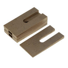 Load image into Gallery viewer, SPC PERFORMANCE 10454 SPC Performance 10454 Leaf Spring Shims HD, 3-Degree Slotted Bronze, Set of 6