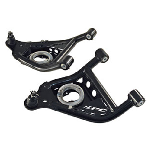SPC PERFORMANCE 94374 SPC Performance Lower Control Arm for GM F-Body 1967-69 – Tubular Steel with Plastic Bushings, Black Finish