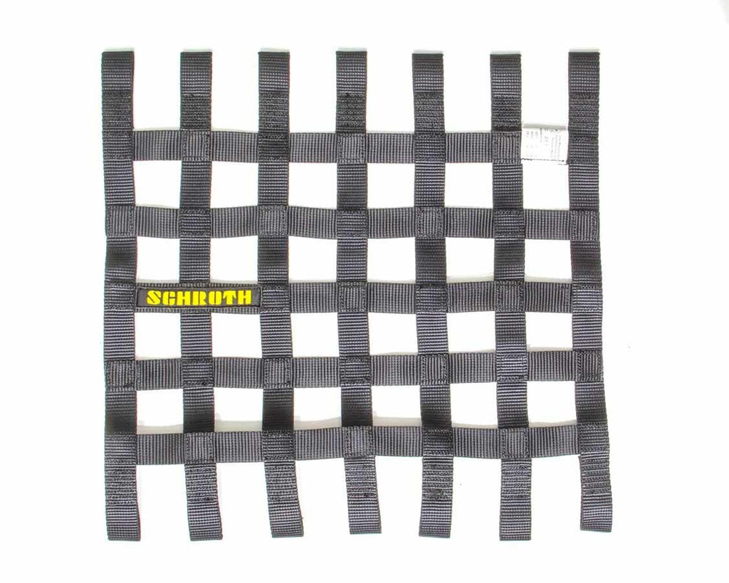 SCHROTH RACING SR09053-0 Window Net Only Black 16in x 16in