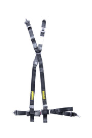 SCHROTH RACING SR 16655-0 Schroth Racing Mustang G5 Quick Fit 4-Point Passenger Side Harness - Black | Part SR 16655-0