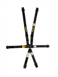 SCHROTH RACING SR60950H-R 5pt Harness LL Ratchet 2in No-Lap Adjuster BLK
