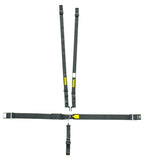 SCHROTH RACING SR76050H 5pt Harness System SFI LatchLink Black HANS