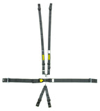 SCHROTH RACING SR76560H 6pt Harness System SFI LatchLink Black HANS