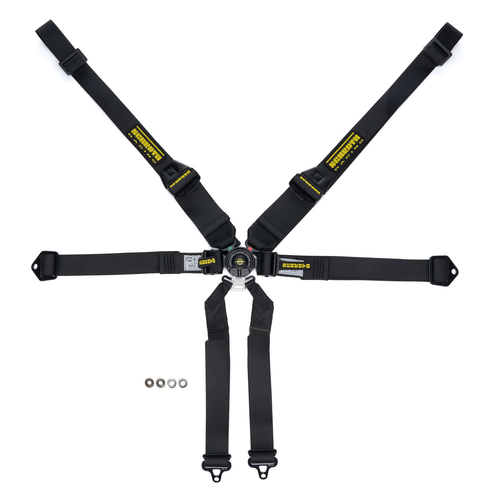SCHROTH RACING SR91543-6 Harness 6pt Profi II SFI Hans Black