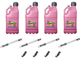 SUNOCO RACE JUGS M7500PK-MSM-BOD Sunoco Race Jugs Pink 5-Gallon Utility Jug with Filler Hose and Vent Cap - M7500PK-MSM-BOD