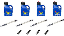 SUNOCO RACE JUGS R3100BL-MSM-BOD SunoCo Race Jugs 3-Gallon Blue Utility Jug with Filler Hose and Vent Cap