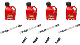 SUNOCO RACE JUGS R3100RD-MSM-BOD SUNOCO RACE JUGS R3100RD-MSM Red 3-Gallon Utility Jug with Filler Hose and Vent Cap