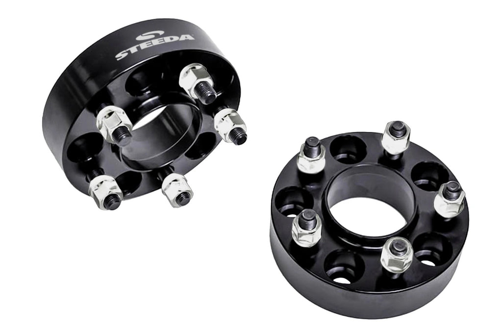 STEEDA AUTOSPORTS 555-6612 STEEDA Autosports Mustang/Explorer Hubcentric Billet Wheel Spacers, Part 555-6612