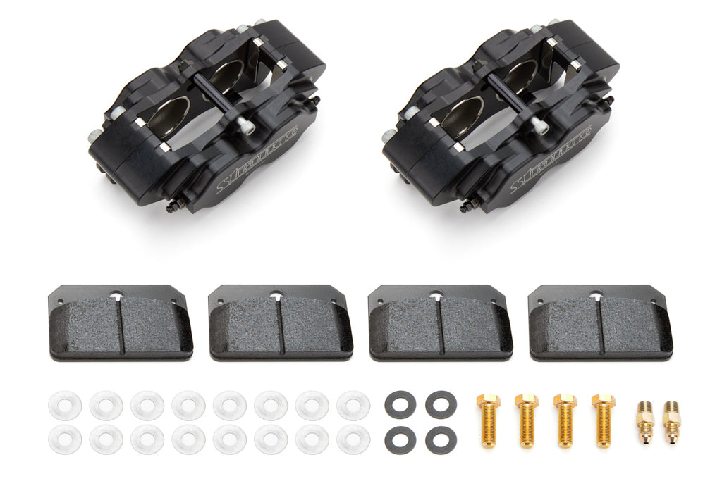 STRANGE B1850 Pro Race Brake Caliper Kit - 4 Piston w/Sft Pad