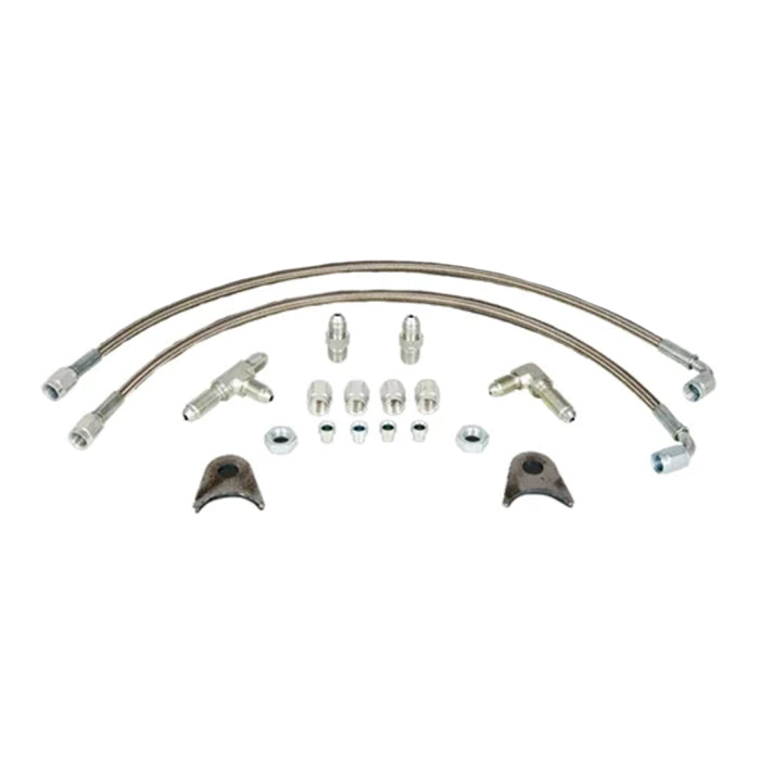 STRANGE P2384 Rear Brake Plumbing Kit w/3an Fittings