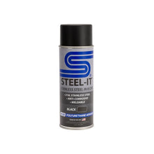 Load image into Gallery viewer, STEEL-IT 1012D Black Polyurethane 12oz Spray Can