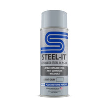 Load image into Gallery viewer, STEEL-IT FGAE1051D Steel-It FGAE1051D Stainless Steel Paint in a Can, 12 oz Aerosol - Light Gray