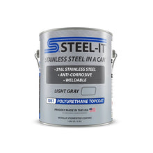 Load image into Gallery viewer, STEEL-IT FGPA1051G STEEL-IT FGPA1051G Light Gray Stainless Steel Paint in a Can, 1 Gallon