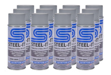 Load image into Gallery viewer, STEEL-IT CASE1002D Steel Gray Polyurethane Case 12 x 12oz Spray Can