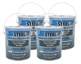 STEEL-IT CASE1006G Charcoal Polyurethane Case 4 x 1 Gallon