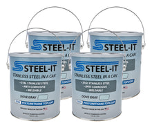 Load image into Gallery viewer, STEEL-IT CASE1050G Dove Gray Polyurethane Case 4 x 1 Gallon