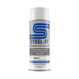 STEEL-IT FGAE1030D STEEL-IT FGAE1030D White Polyurethane Weldable Stainless Steel Coating, 12 oz Aerosol
