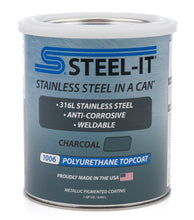 Load image into Gallery viewer, STEEL-IT FGPA1006Q STEEL-IT FGPA1006Q Charcoal Polyurethane Stainless Steel Paint, 1 Quart